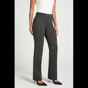 NWT Betabrand Classic Dress Pant Yoga Pant-Charcoal SZ-Petite M